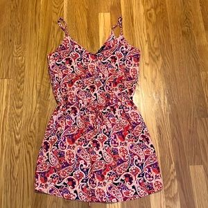 Pink paisley sun dress NWOT